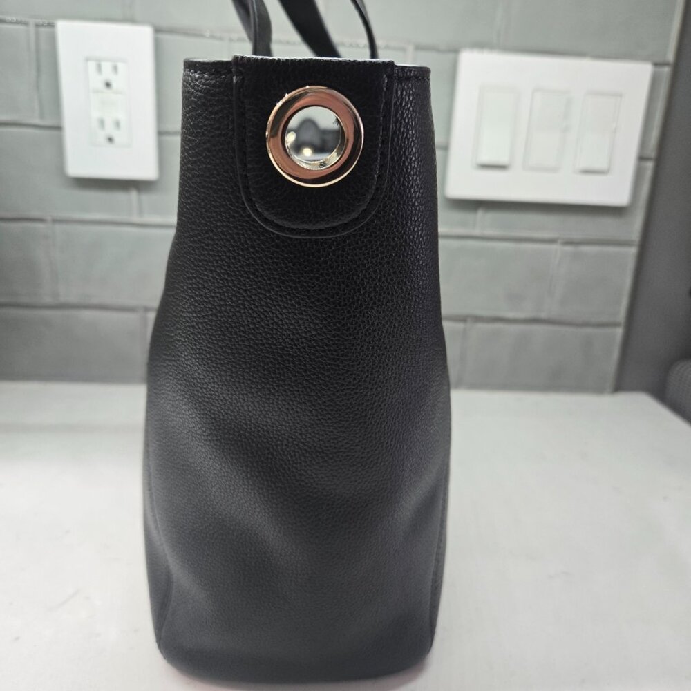 NEW Kate Spade Rosie Satchel Pebbled Leather Black Bag w/ Coin Purse - Picture 4 of 8